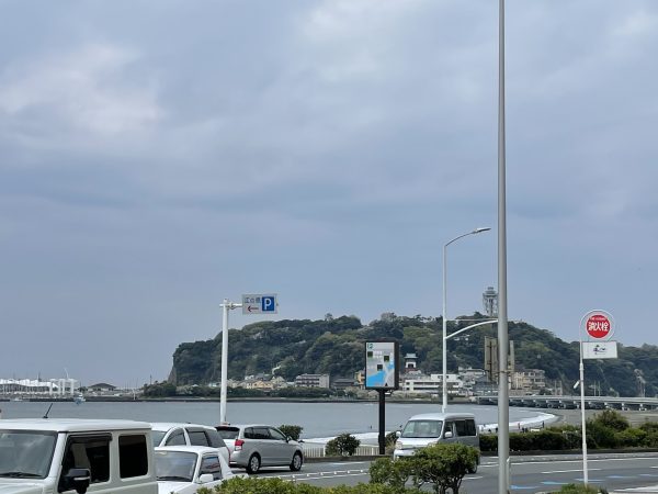 曇りがちな江ノ島！