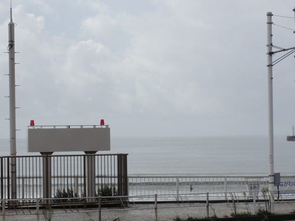 朝は雨