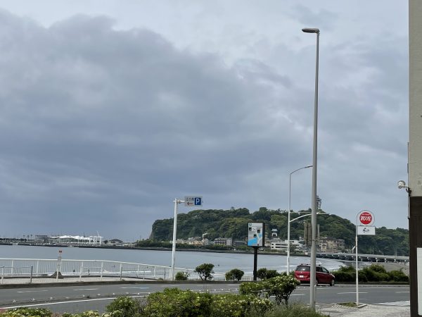 曇りがちな江ノ島！