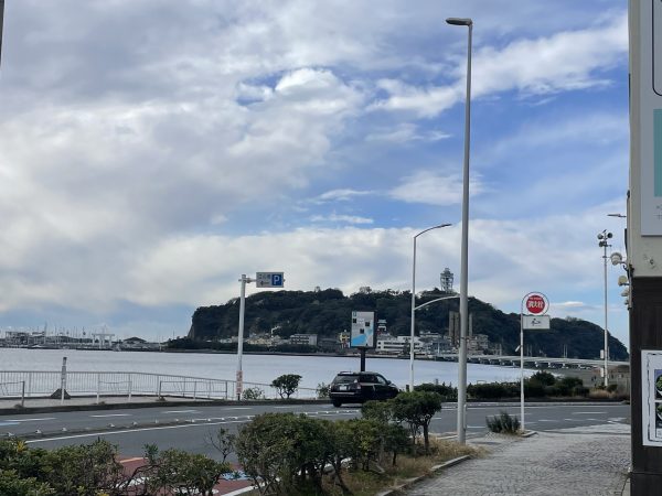 曇りの江ノ島！