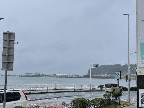 朝から雨の江ノ島！